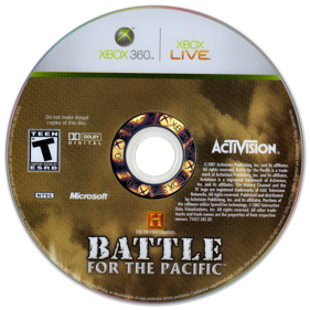 The History Channel: Battle for the Pacific - Disc (North America) - 900x900
