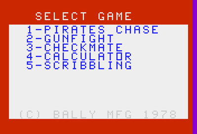 Pirate's Chase - Screenshot - Game Select (North America) - 352x240