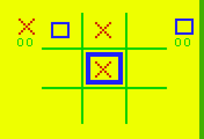 Amazing Maze / Tic-Tac-Toe - Screenshot - Gameplay (North America) - 352x240