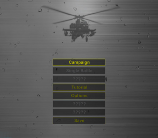 Kyoushuu Kidou Butai: Kougeki Helicopter Senki - Screenshot - Game Select (Japan) - 512x448