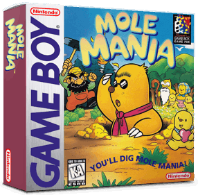Mole Mania - Box - 3D (North America) - 1016x998