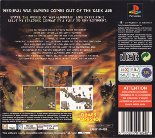 Warhammer: Dark Omen - Box - Back (North America) - 1627x1453