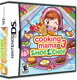 Cooking Mama 3: Shop & Chop - Box - 3D (North America) - 575x598