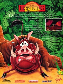 The Lion King - Advertisement Flyer - Front (United Kingdom) - 1660x2199