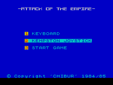 Attack of the Empire - Screenshot - Game Select (Europe) - 256x192