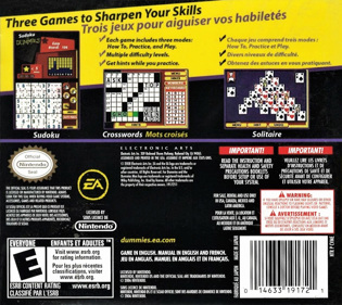 Travel Games for Dummies - Box - Back (North America) - 1020x909