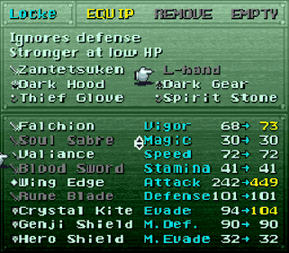 Final Fantasy VI: Brave New World - Screenshot - Gameplay (World) - 256x224