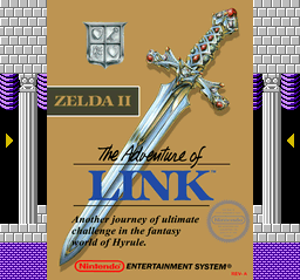 Zelda II: The Adventure of Link - Screenshot - Game Select (World) - 256x239