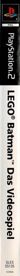 LEGO Batman: The Videogame - Box - Spine (Germany) - 58x800