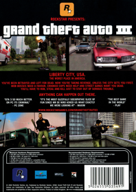 Grand Theft Auto III - Box - Back (Australia) - 1527x2160
