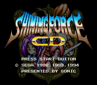 Shining Force CD - Screenshot - Game Title (Japan) - 512x448