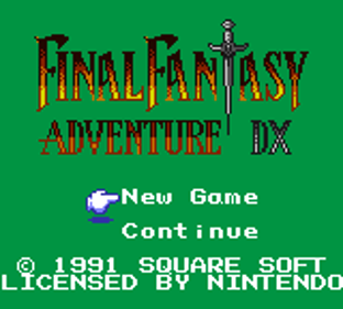 Final Fantasy Adventure DX - Screenshot - Game Title (World) - 160x144