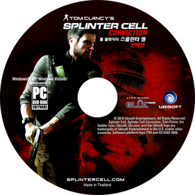 Tom Clancy's Splinter Cell: Conviction - Disc (Korea) - 684x684
