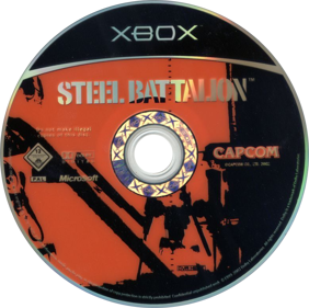 Steel Battalion - Disc (Europe) - 782x779