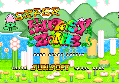 Super Fantasy Zone - Screenshot - Game Title (Japan) - 640x448