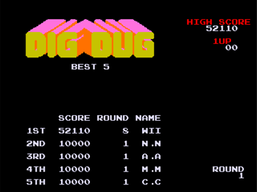 Namco Museum Vol. 3 - Screenshot - High Scores (World) - 640x480