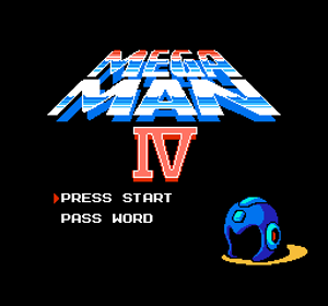 Mega Man 4 - Screenshot - Game Title (World) - 256x239