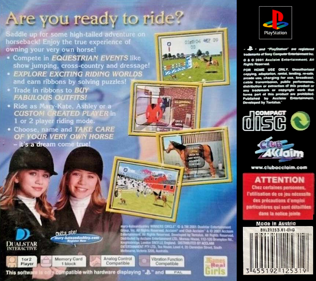 Mary-Kate and Ashley: Winners Circle - Box - Back (Europe) - 765x680