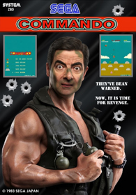 Commando (Sega) - Fanart - Box - Front (United Kingdom) - 1671x2400