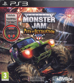 Monster Jam: Path of Destruction - Box - Front (Europe) - 800x892