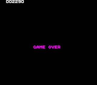 Meteors - Screenshot - Game Over (North America) - 256x224