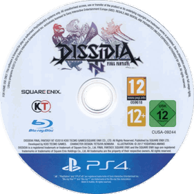 Dissidia Final Fantasy NT - Disc (Europe) - 765x765