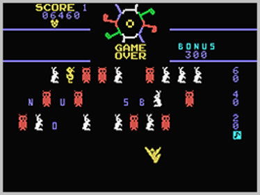 Carnival - Screenshot - Game Over (World) - 256x192