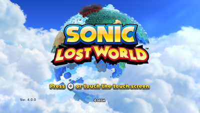 Sonic Lost World - Screenshot - Game Title (North America) - 1280x720