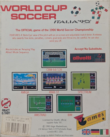 Rick Davis's World Trophy Soccer - Box - Back (Europe) - 902x1116