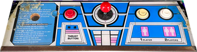 Space Chaser - Arcade - Control Panel (United States) - 1200x321