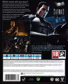 Batman: The Telltale Series - Box - Back (Europe) - 646x800