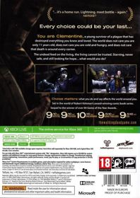 The Walking Dead: Season Two: A Telltale Games Series - Box - Back (Europe) - 565x800