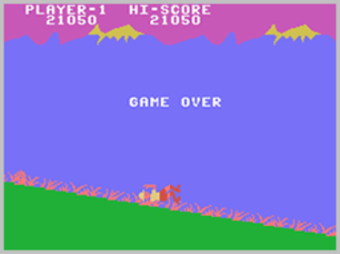 Jungle Hunt - Screenshot - Game Over (North America) - 256x192