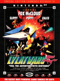 Star Fox 64 - Advertisement Flyer - Front (United Kingdom) - 2205x3000