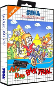 BMX Trial: Alex Kidd - Box - 3D (Europe) - 369x580