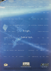 Jane's Combat Simulations F-15 - Advertisement Flyer - Front (United Kingdom) - 1607x2200
