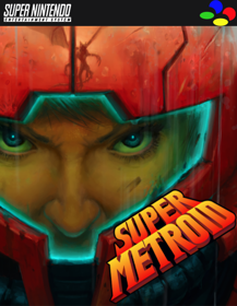 Super Metroid - Fanart - Box - Front (North America) - 500x646