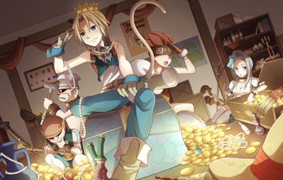 Final Fantasy IX - Fanart - Background (World) - 2200x1400