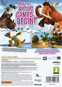 Ice Age: Continental Drift: Arctic Games - Box - Back (Europe) - 800x1123