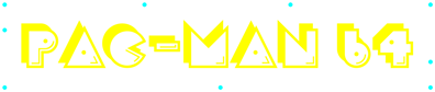 Pac-Man 64 - Clear Logo (World) - 1895x402
