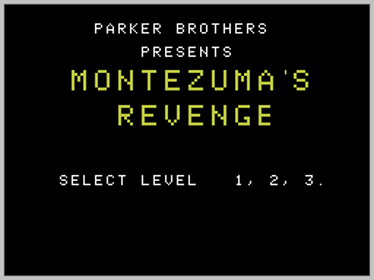 Montezuma's Revenge - Screenshot - Game Title (North America) - 256x192