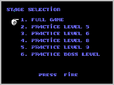 Ghostblaster - Screenshot - Game Select (World) - 256x192
