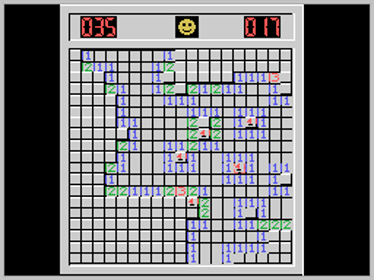 Minesweeper - Screenshot - Gameplay (World) - 256x192