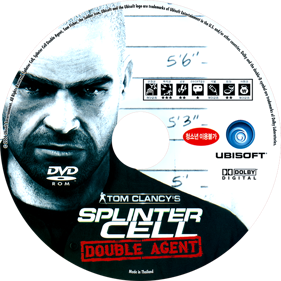 Tom Clancy's Splinter Cell: Double Agent - Disc (Korea) - 684x684