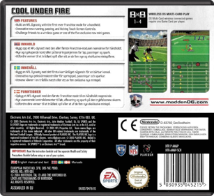 Madden NFL 06 - Box - Back - Reconstructed (Europe) - 774x708