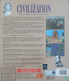 Sid Meier's Civilization - Box - Back (Europe) - 748x876