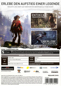 Rise of the Tomb Raider - Box - Back (Germany) - 1057x1500