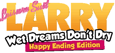 Leisure Suit Larry: Wet Dreams Don't Dry - Clear Logo (World) - 1186x550