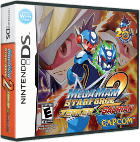 Mega Man Star Force 2: Zerker x Saurian - Box - 3D (North America) - 867x876