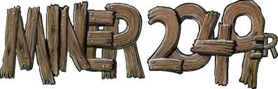 Miner 2049er - Clear Logo (North America) - 748x241